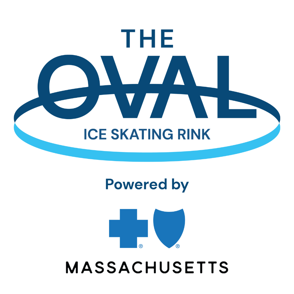 The Oval Ice-Skating Rink, Powered by Blue Cross Blue Shield of Massachusetts.